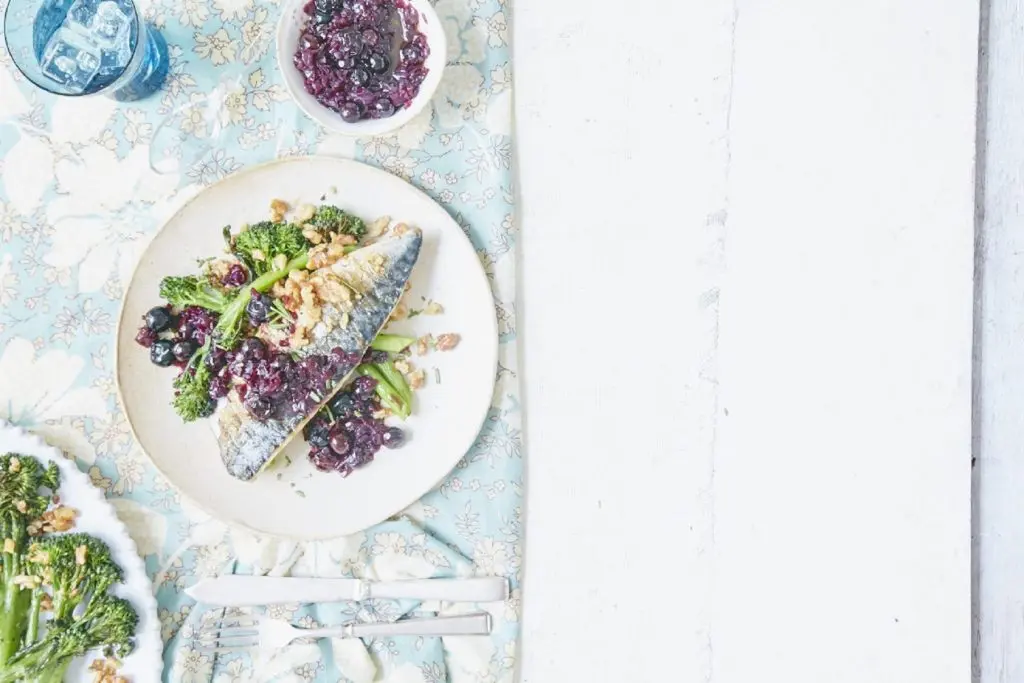 Griddled mackerel with Tenderstem broccoli