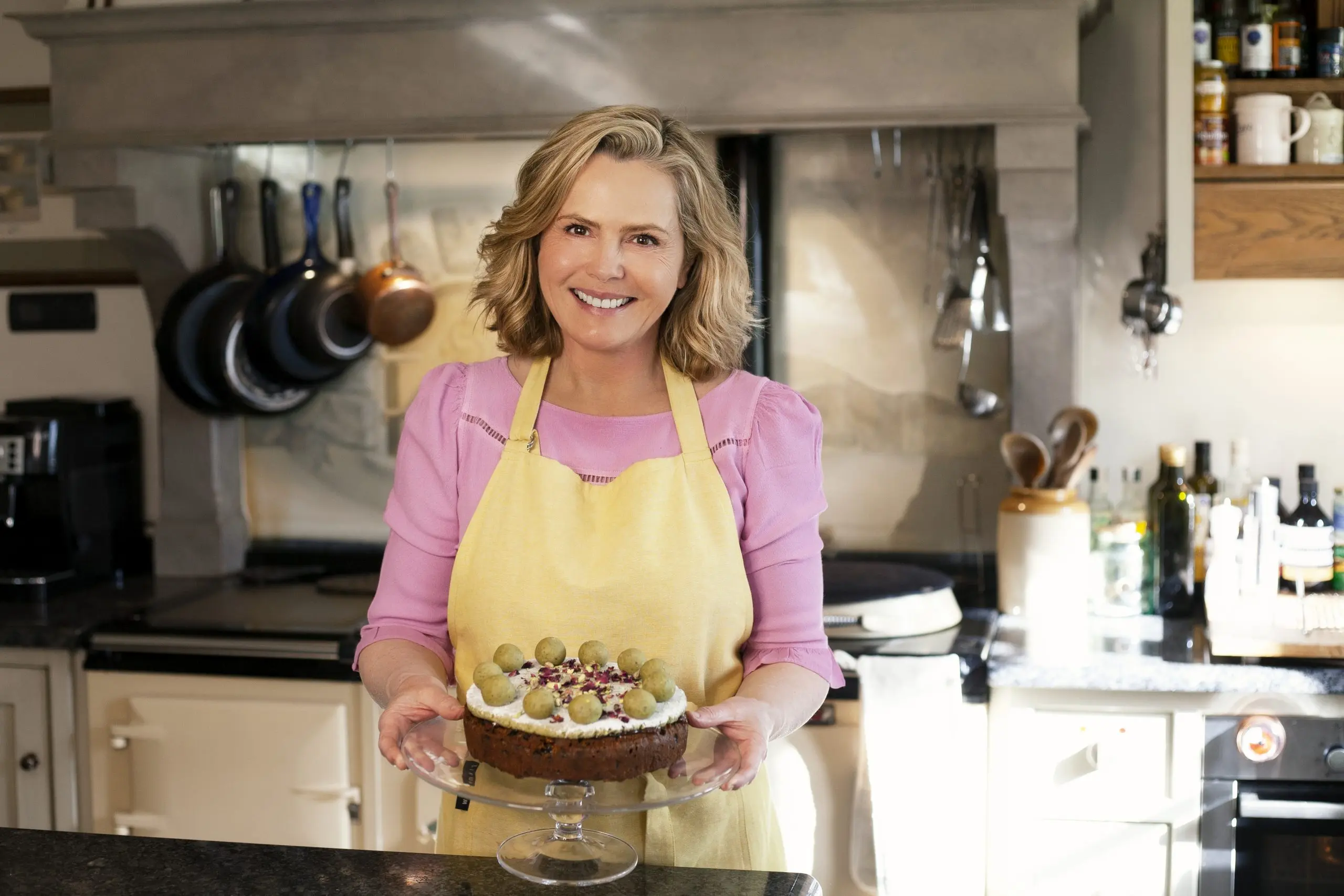 Persian-spiced wholemeal Simnel cake recipe for Easter celebrations