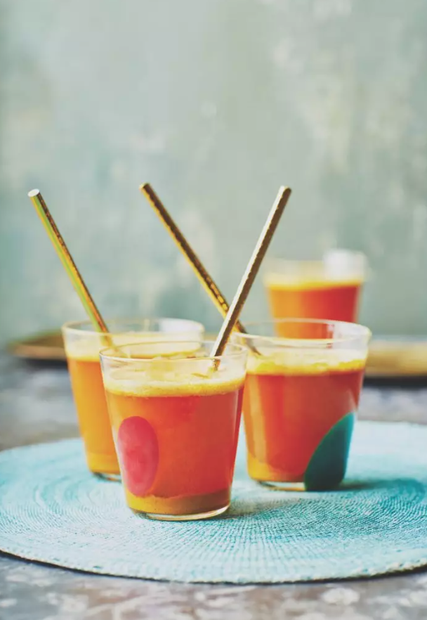 Pisco sour with ginger, orange and turmeric recipe