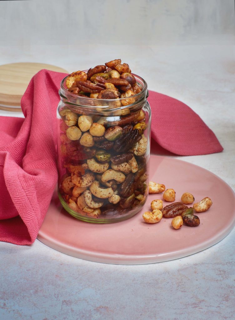 Chilli and lime nuts recipe