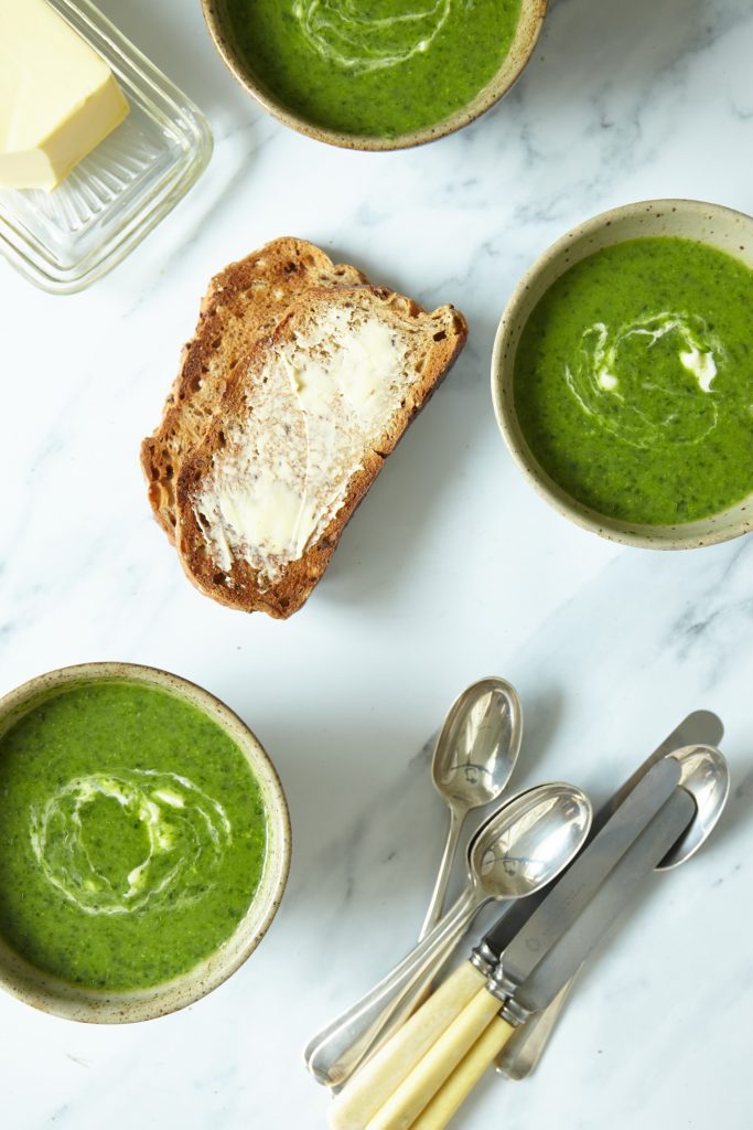 Wild garlic soup recipe