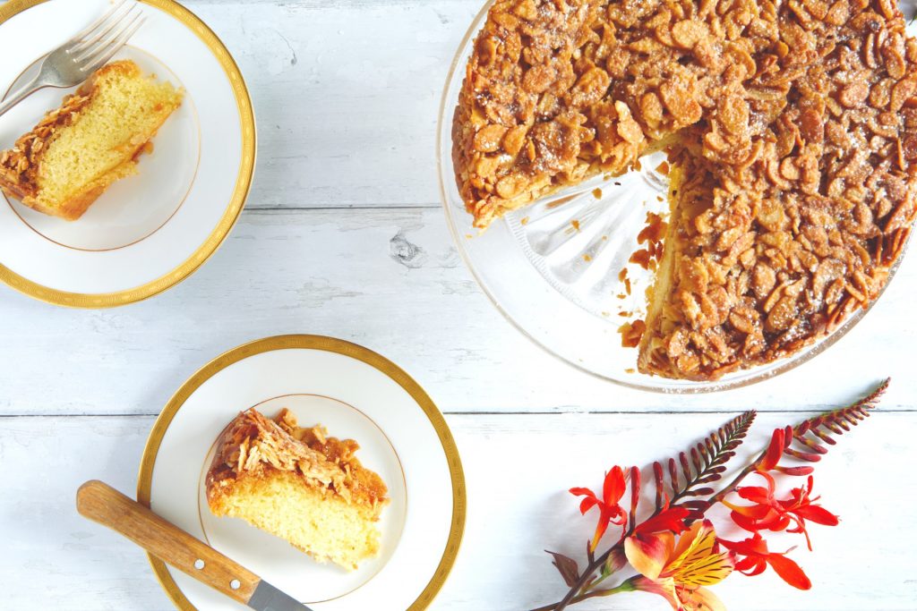 Toscakaka – Swedish almond cake with orange recipe