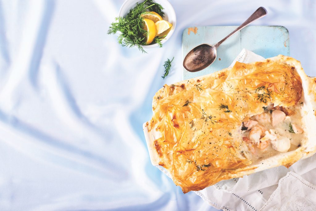 Filo fish pie recipe