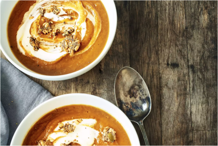 Warming spicy squash soup recipe for chilly days