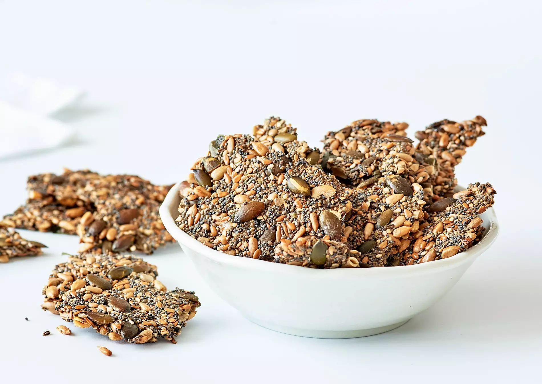 Seeded keto crackers recipe
