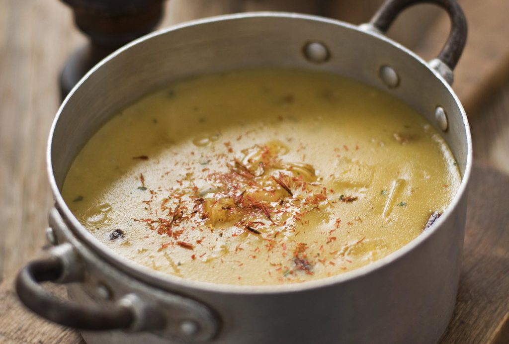 Jerusalem artichoke and apple soup recipe