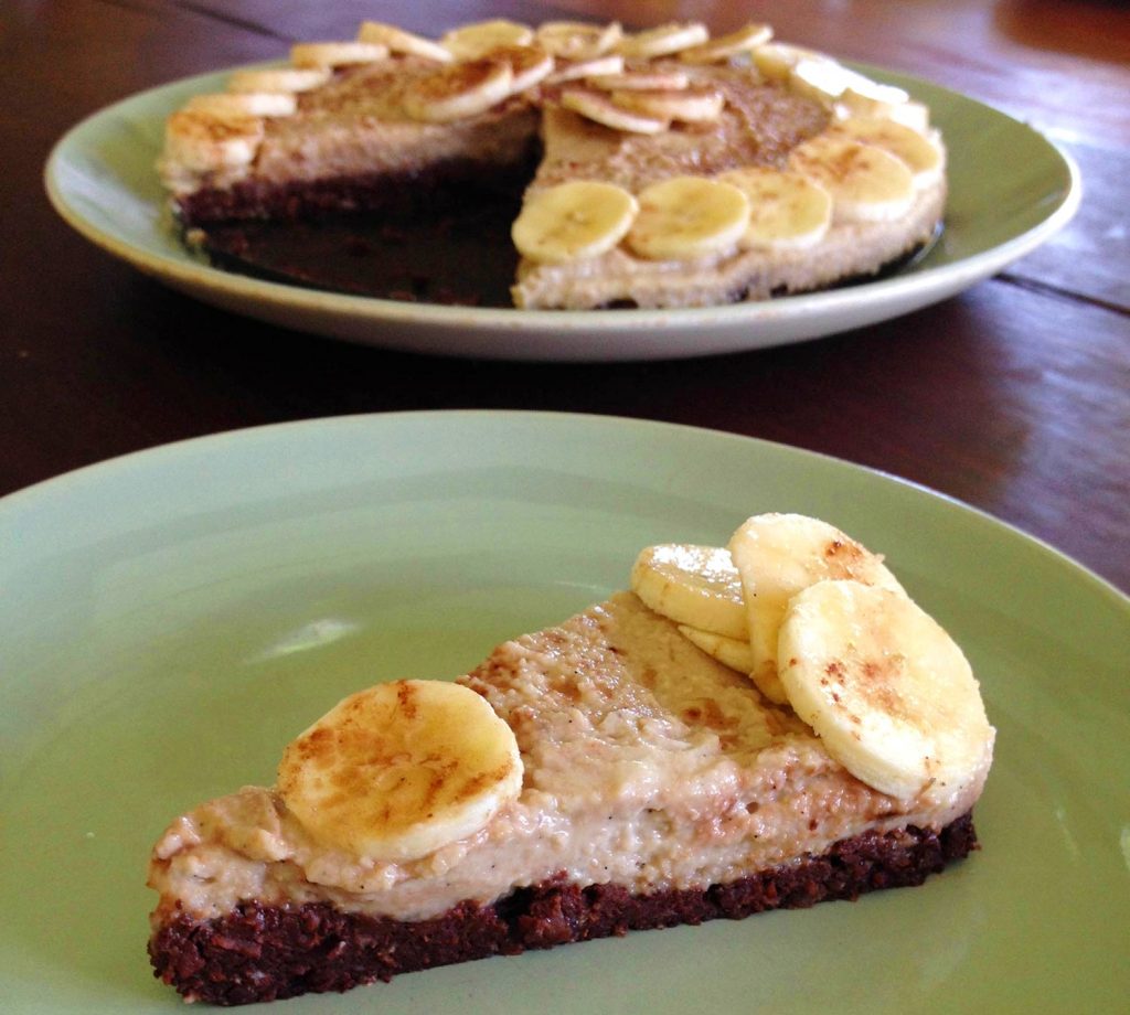 Dairy-free banana cheesecake recipe