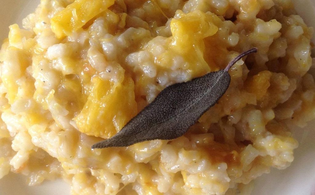Pumpkin and sage risotto recipe
