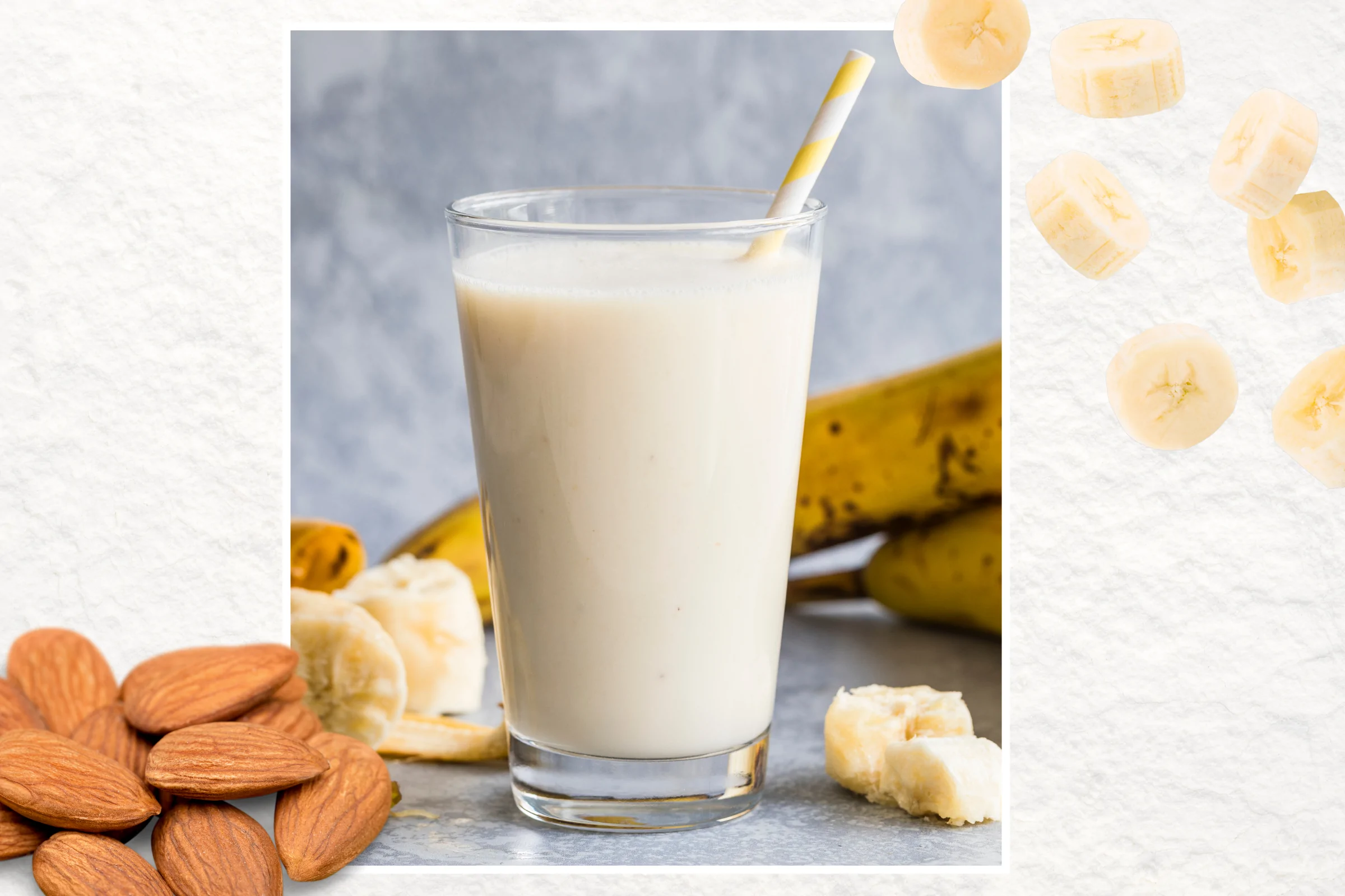 Super easy high-protein banana smoothie recipe